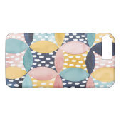 Geometrische waterverven Case-Mate iPhone case (Achterkant (Horizontaal))