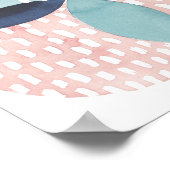 Geometrische waterverven poster (Hoek)