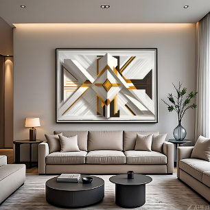 Geometrische weelde poster