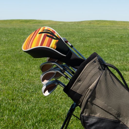 Geometrische woestijnzon golfheadcover (Insitu)