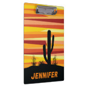 Geometrische woestijnzon klembord (Rechts)