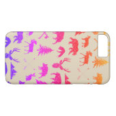 Geometrische Woodlanddieren | iPhone 7 plus Hoesje (Achterkant (Horizontaal))