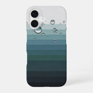 Geometrische zeebellen iPhone 16 hoesje