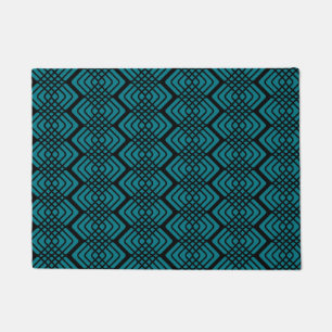 Geometrische Zigzag Patroondeur Mat
