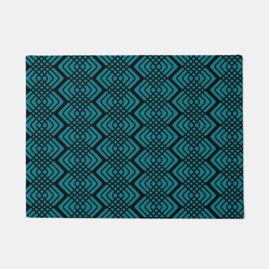 Geometrische Zigzag Patroondeur Mat (Voorkant)