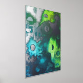 Geometrische zilverfolie print (Laagn)