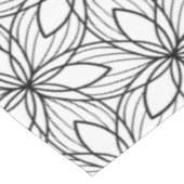 Geometrische zwarte en witte kleurbare Art TableCl Tafelkleed (Gekanteld)