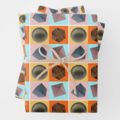 Geometrisches Gleichgewicht -  Inpakpapier Vel (In situ)