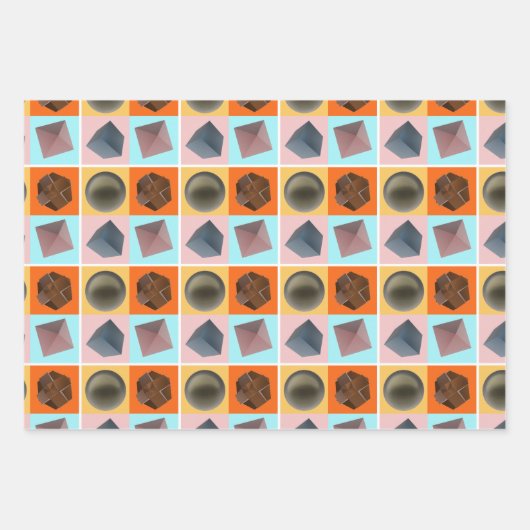 Geometrisches Gleichgewicht -  Inpakpapier Vel (Voorkant)