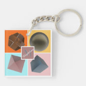 Geometrisches Gleichgewicht -  Sleutelhanger (Achterkant)