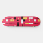 Geometry Polka Stripes Skateboard (Horizontaal)