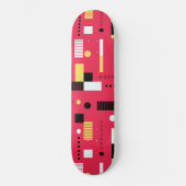 Geometry Polka Stripes Skateboard (Voorkant)
