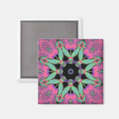 Geometry Psychedelic Fun Magnet Magneet (Voorkant / Achterkant)