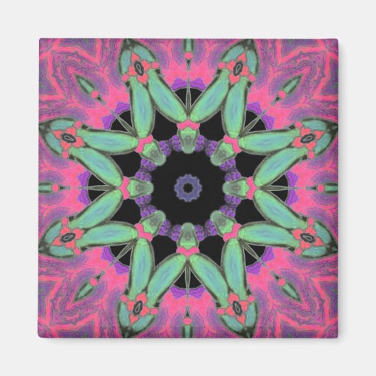 Geometry Psychedelic Fun Magnet Magneet (Voorkant)