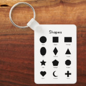 Geometry Shapes Sleutelhanger (Voorkant)
