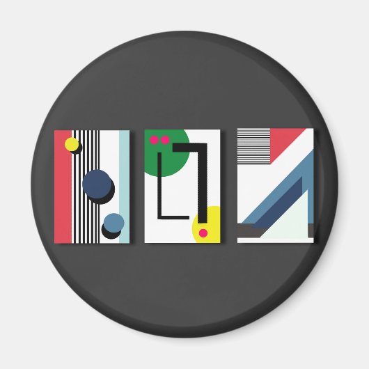 Geometryabstrakt Magneet (Voorkant)