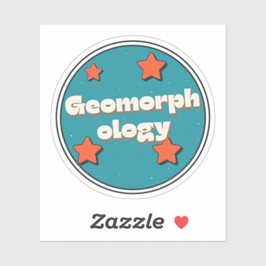 geomorfologie sticker (Vel)