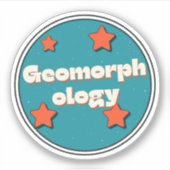 geomorfologie sticker (Voorkant)