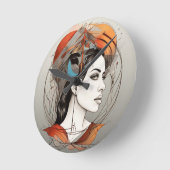 geopenbaarde schoonheid ronde klok (Hoek)