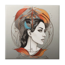 geopenbaarde schoonheid tegeltje