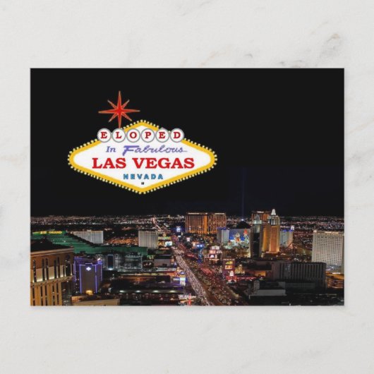 GEOPEND in het Briefkaart van Fabulous Las Vegas (Voorkant)