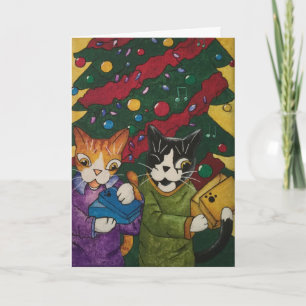 Geopende Cadeaus Feestdagen Kaart