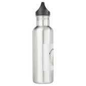 Geopende hangslot waterfles  (Links)