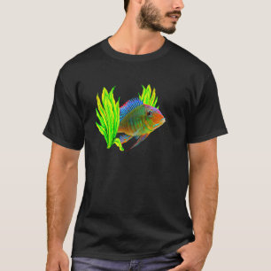 Geophagus Eartheater Cichlid Aquarium Keepers Vis T-shirt