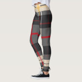 Geophisticeerd mengsel van tartan leggings (Links)