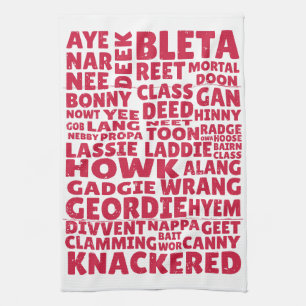 Geordie slang Noordelijk Engels taal Theedoek