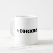 Geordies-regel Koffiemok (Voorkant links)