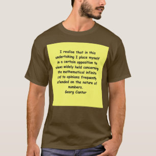Georg Cantor 9 T-shirt