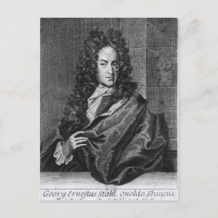 Georg Ernest Stahl Briefkaart