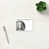 Georg Friedrich Händel Muziekliefhebber Aangepaste Post-it® Notes (Kantoor)