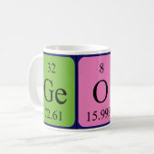 Georg nom de table périodique mug (Devant gauche)