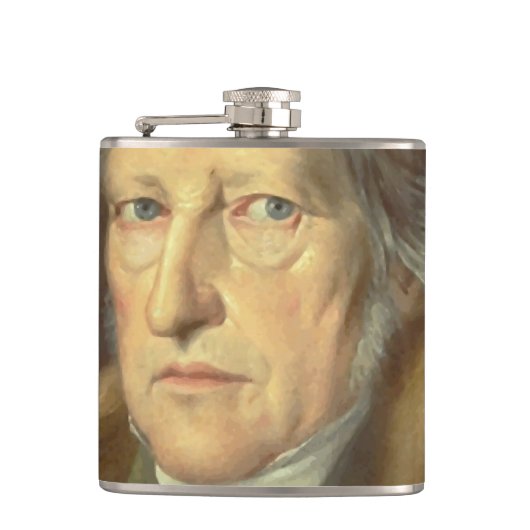 Georg Wilhelm Friedrich Hegel Heupfles (Voorkant)