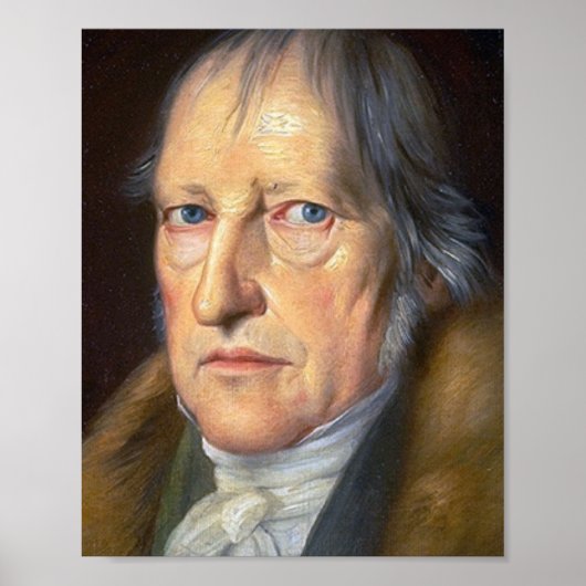 Georg Wilhelm Friedrich Hegel Poster (Voorkant)