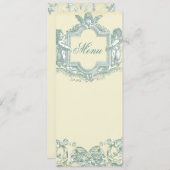 Georgana (Cream) Wedding Menu (Voorkant / Achterkant)