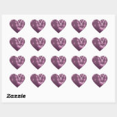 Georgana (Plum) Envelope Seal Hart Sticker (Vel)