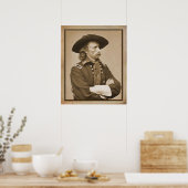 George Armstrong Custer 1876 Foto Poster (Keuken)
