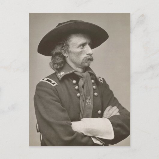 George Armstrong Custer Briefkaart (Voorkant)