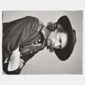 GEORGE ARMSTRONG CUSTER FLEECE DEKEN (Voorkant (Horizontaal))