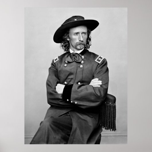 GEORGE ARMSTRONG CUSTER - GENERAAL POSTER (Voorkant)
