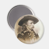 George Armstrong Custer ongeveer 1860 jaar Magneet (Voorkant / Achterkant)