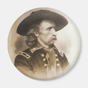 George Armstrong Custer ongeveer 1860 jaar Magneet