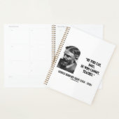 George B. Shaw He Who Can Does Does Not Teaches Planner (Display)