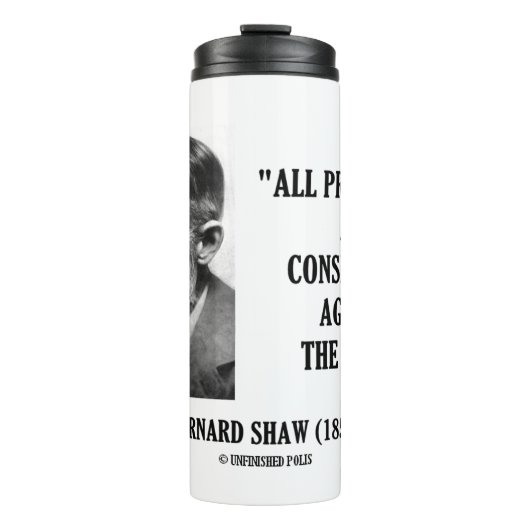 George B. Shaw Professions Conspiracies Laity Thermosbeker (Voorkant)