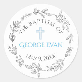 George Baptism Sticker