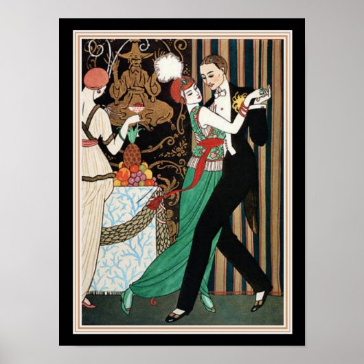 George Barbier Art Deco 12 x 16 Poster (Voorkant)