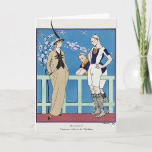 George Barbier, Art Deco bedankkaart